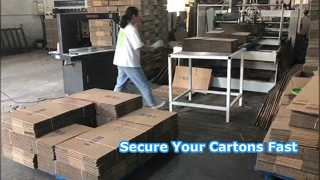 Máy đóng đai PP Twine Đóng gói để trưng bày hộp carton