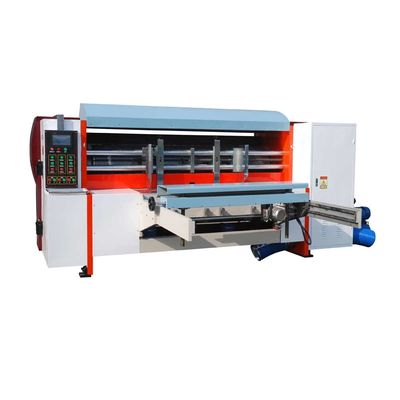 Chất lượng  Automatic Rotary Die Cutting Machine with Lead Edge Auto Feeder for 1400x2400mm Corrugated Carton Die Cutter nhà máy