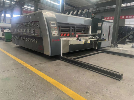 chất lượng  Flexo Folder Gluer Casemaker with 50-70mm Wall Thickness, ±0.5mm Printing Precision, and Flexo Box Glue System nhà máy