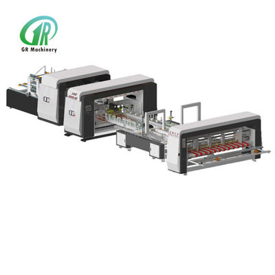 chất lượng  Automatic Folder Gluer Stitcher 2600 Model PLC Servo Control nhà máy