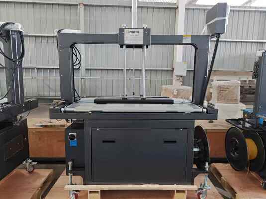 Chất lượng  Semi-Automatic 1200mm Carton Box Strapping Machine with One Year Warranty for Efficient Packing nhà máy