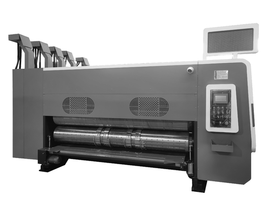 Máy in giấy gợn sóng Flexo tốc độ cao để gấp nếp