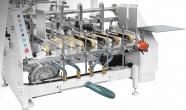 Máy gấp và dán lạnh tốc độ cao 4 & 6 điểm cho hộp carton