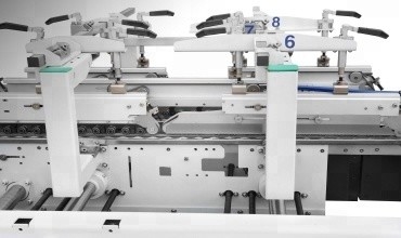 Máy gấp và dán lạnh tốc độ cao 4 & 6 điểm cho hộp carton