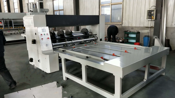 Máy cắt rãnh quay bán tự động để tạo nếp gấp giấy bìa