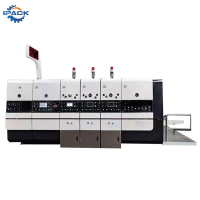 Máy in Flexo 3 4 màu Carton sóng để cắt bế