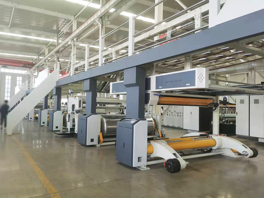 Dây chuyền sản xuất các tông sóng hoàn toàn tự động 3 lớp Tốc độ cao