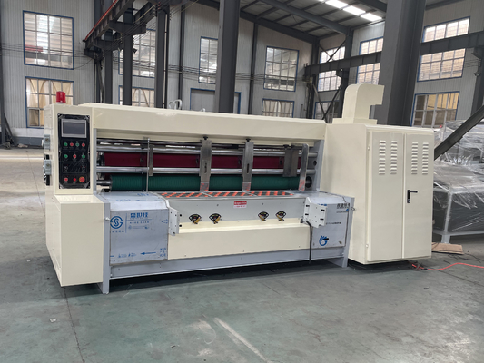 Máy cắt khuôn quay bằng khí nén 1426 hoàn toàn tự động các tông sóng