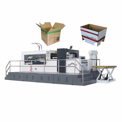 Toàn bộ tự động dẫn cạnh Feeder Die cắt và Creasing Machine Công nghệ tiên tiến