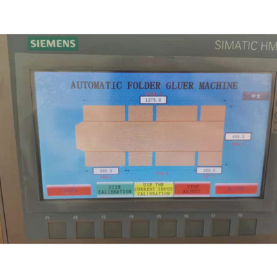 Hộp Carton Hộp thư mục tự động Gluer 1000mm Hút chân không cho ăn