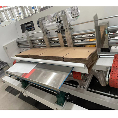 Hộp Carton Hộp thư mục tự động Gluer 1000mm Hút chân không cho ăn