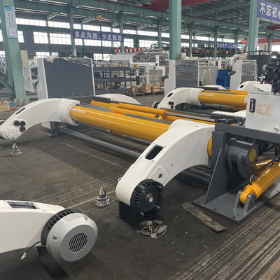 Đế cuộn thủy lực cho dây chuyền sản xuất các tông sóng 1400mm