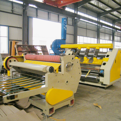 Máy cắt tấm cơ khí cho dây chuyền sản xuất các tông sóng Bốn dao