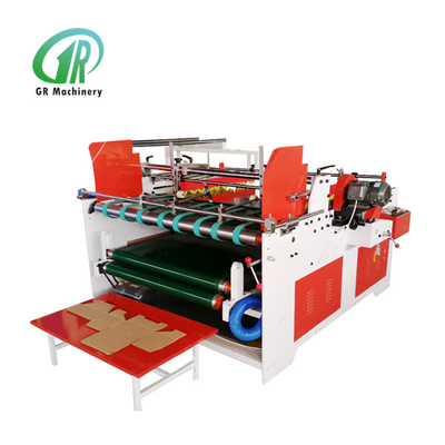 Thư mục Flexo bán tự động Gluer Hộp đầy màu sắc Trang đơn 2000mm 3.2kw
