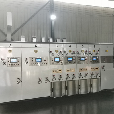 Máy in Flexo sóng 4 màu tự động Máy cắt rãnh