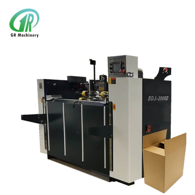 Máy móc sản xuất hộp sóng bán tự động Kardus để làm thùng carton