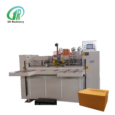 Máy khâu hộp bìa carton bán tự động 3 lớp