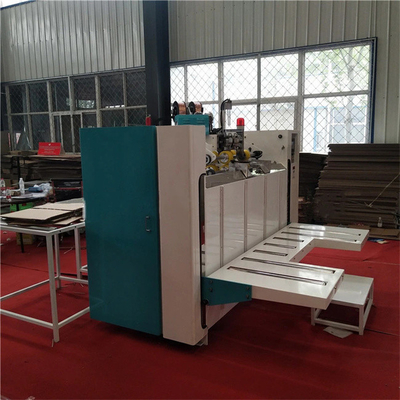 Máy khâu hộp bìa carton bán tự động 3 lớp