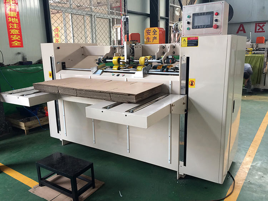 Máy khâu hộp Carton tự động Servo đôi Mitsubishi để làm hộp giấy