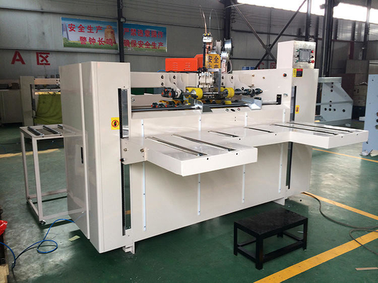 Máy khâu hộp Carton tự động Servo đôi Mitsubishi để làm hộp giấy