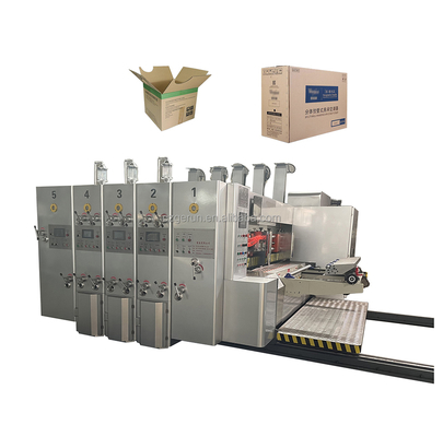 Máy in Flexo thùng carton có độ chính xác cao G6.3 với độ cứng xi lanh in Hrc 50-55