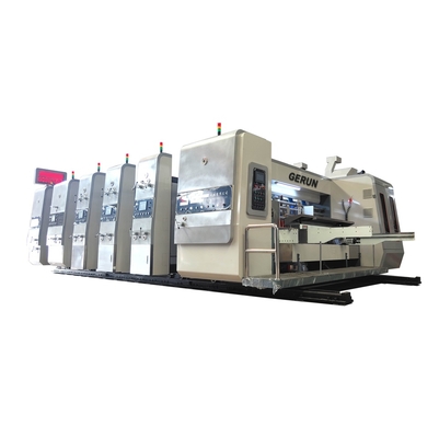 Máy in Flexo carton gợn sóng CE Hộp bánh pizza Làm các tông