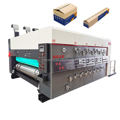 Máy in Flexo carton sóng / Nhà máy sản xuất máy móc hộp carton sóng