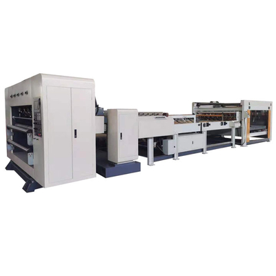 Dây chuyền sản xuất bìa cứng sóng 1800mm Máy hai mặt cho giấy