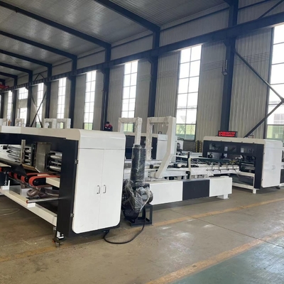 Máy dán và máy khâu thư mục thùng carton tự động tốc độ cao được vi tính hóa