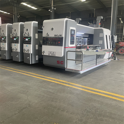Hộp carton lồi lỏng Flexo in ấn Slotting Rotary Die Cutting Stacker