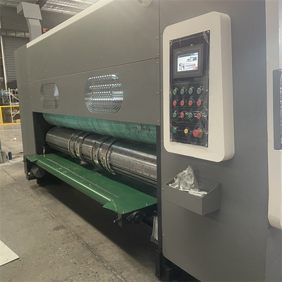 Hộp carton lồi lỏng Flexo in ấn Slotting Rotary Die Cutting Stacker