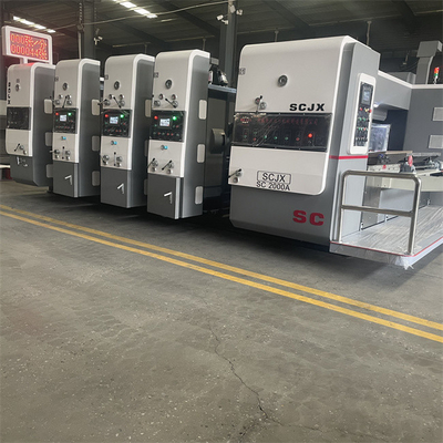 Gluer Folder Casemaker Tốc độ cao từ Bảng giấy lơ lửng đến hộp carton