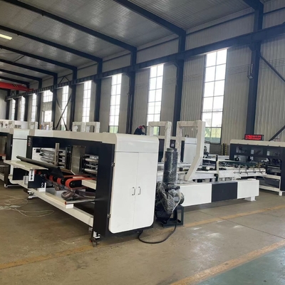 Jumbo kích cỡ bảng dải lợp tự động Folder Gluer Machine Toàn bộ máy tính điều chỉnh