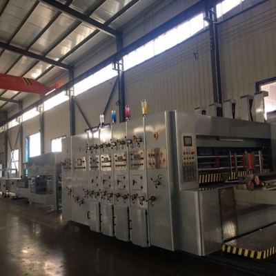 GYK tốc độ cao tự động nhiều màu mực flexo in ấn Slotting Die cắt máy