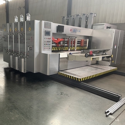 Máy in tự động 4 màu carton cong