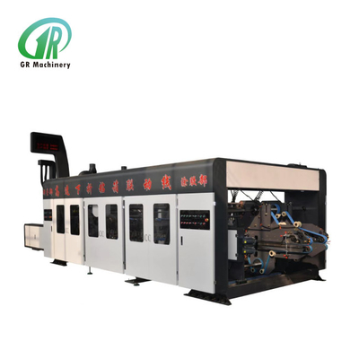 FFG Flexo in ấn gấp Gluer Case làm máy lưới lỗ hệ thống bánh xe keo lớn