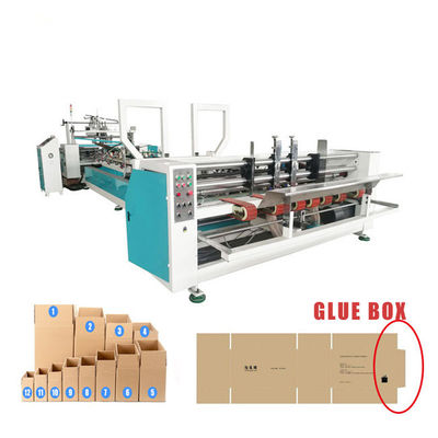 Đường dây sản xuất máy GERUN Paperboard Corrugated Carton Folder Gluer