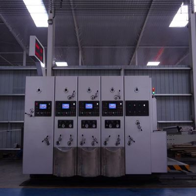 Máy in flexo tự động, rãnh, bế 2800 cho hộp carton