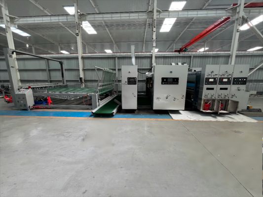 Máy in bìa bìa gốm đặc biệt lớn Máy in bìa Flexo Rotary Slotting Die Cutting