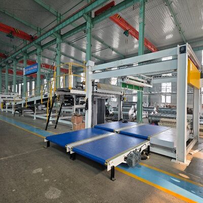 Dây chuyền sản xuất giấy carton sóng loại tấm áp lực nổi bao gồm yêu cầu nhiệt độ từ 160°C đến 180°C và van định lượng 2 chiếc