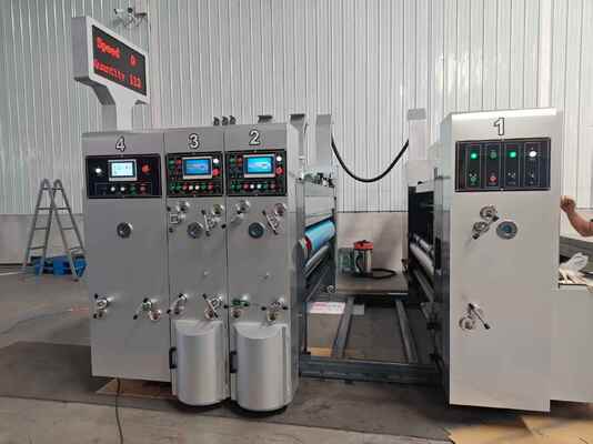 Máy in Flexo bìa chì tự động Chất ăn bơm lốp với tốc độ 100-130m / phút cho in chính xác và nhổ