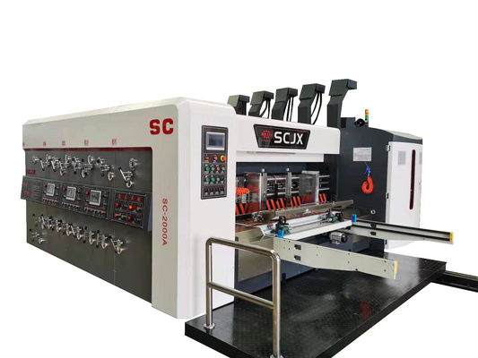 Máy in 900x2000 Máy in Flexo 4 màu Máy cắt bế