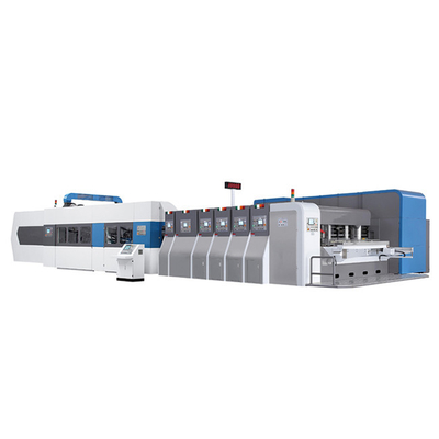 Carton Flexo Folder Gluer Machine Nhà máy làm bảng sóng tự động
