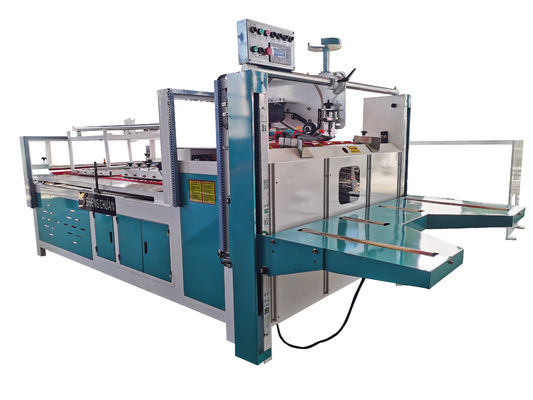 Máy dán bìa carton 3 lớp Semiauto cho việc gấp hộp