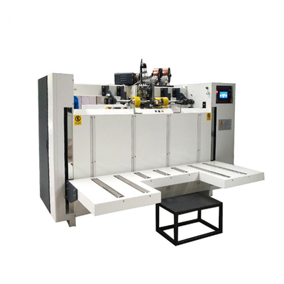 Máy sản xuất hộp các tông PLC 3 lớp Máy khâu các tông Gerun