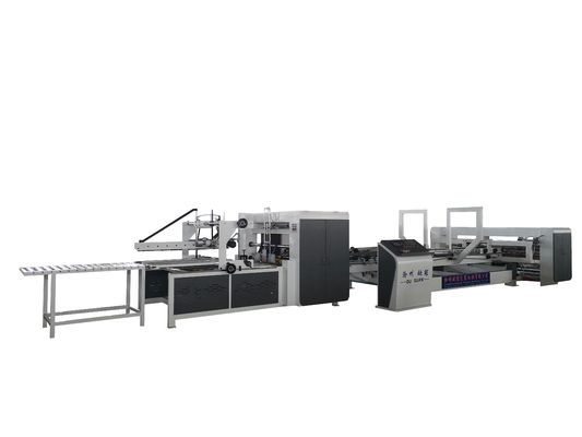 CE hoàn toàn tự động Folder Gluer Stitcher để làm hộp carton