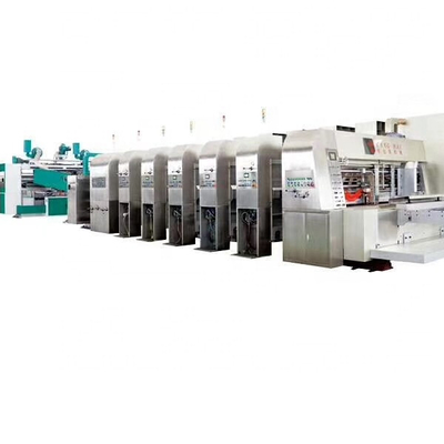 Nhà máy sản xuất hộp carton tự động inline Flexo cho hộp sóng